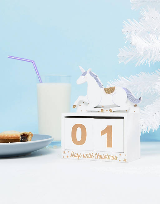 Sass & Belle - Calendario dell'avvento natalizio con unicorni