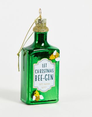 Sass & Belle Christmas decoration in gin bottle design