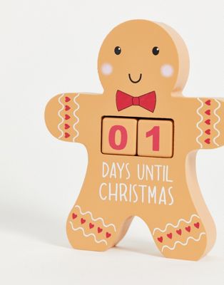Sass & Belle Christmas countdown gingerbread man