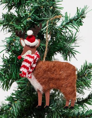 Sass & Belle Christmas decoration in festive reindeer design
