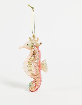 Sass & Belle Christmas decoration in seahorse design