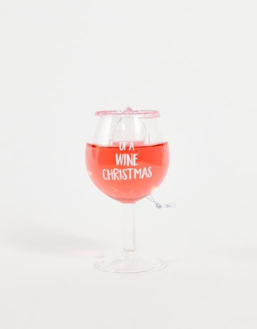 Sass & Belle - Decorazione a forma di calice di vino