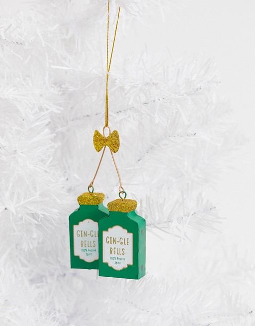 Sass & Belle gin-gle bells Christmas decoration