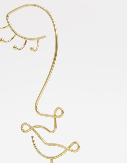 Sass & Belle jewellery stand in abstract face shape, 4 of 4