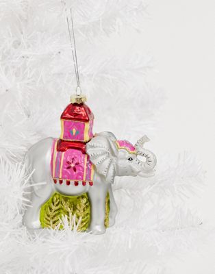 Sass & Belle – Juldekoration med elefant-Flerfärgad
