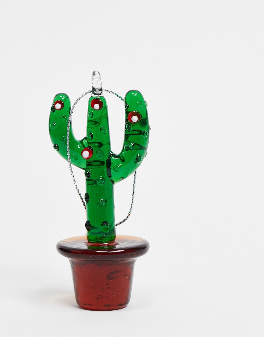 Sass & Belle - Kerstmis - Kerstbal met cactus-Groen