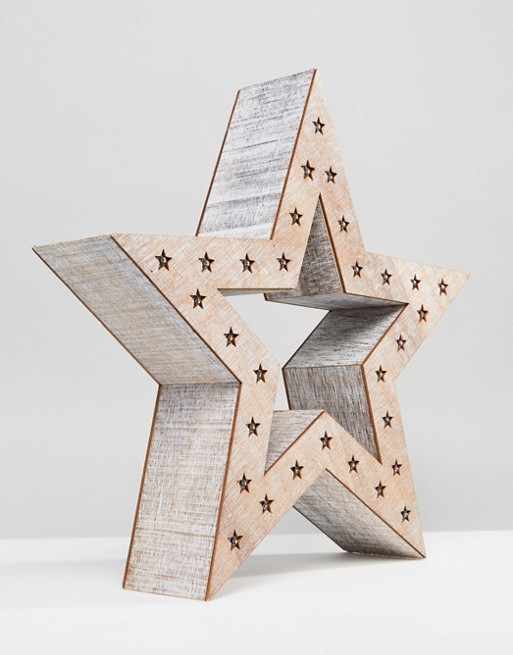 Sass & Belle LED Large Star Standing Christmas Decoration