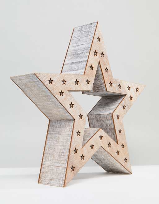 Sass Belle Led Large Star Standing Christmas Decoration Asos