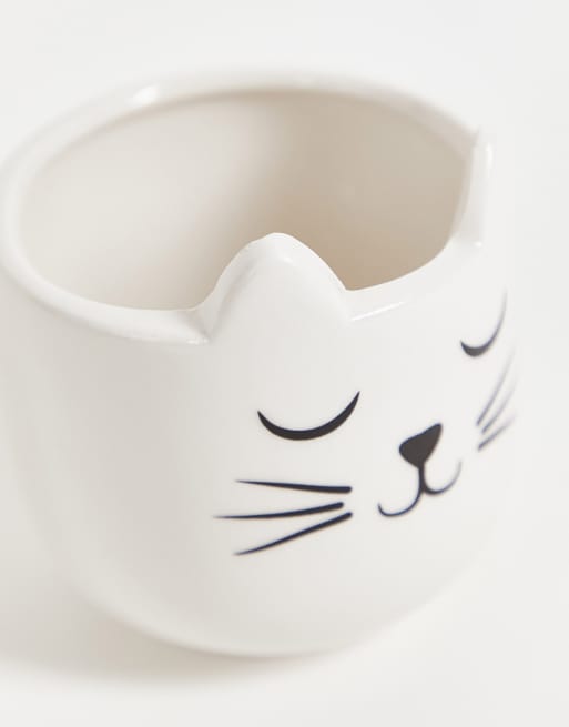Sass & Belle mini cat whiskers planter, 3 of 4