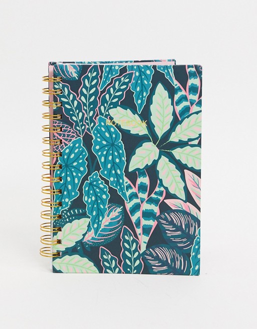 Sass & Belle notebook in leaf print