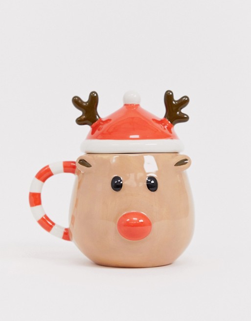 Sass & Belle reindeer mug