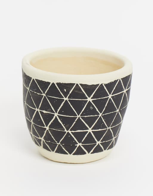 Sass & Belle – Scandi – Cementowa osłonka na doniczkę w stylu boho