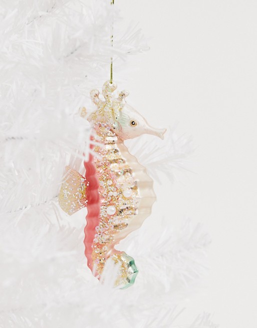 Sass & Belle seahorse Christmas decoration