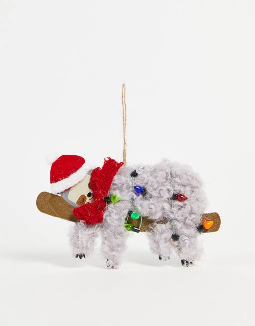 Sass & Belle – Weihnachtsdekoration in Faultieroptik