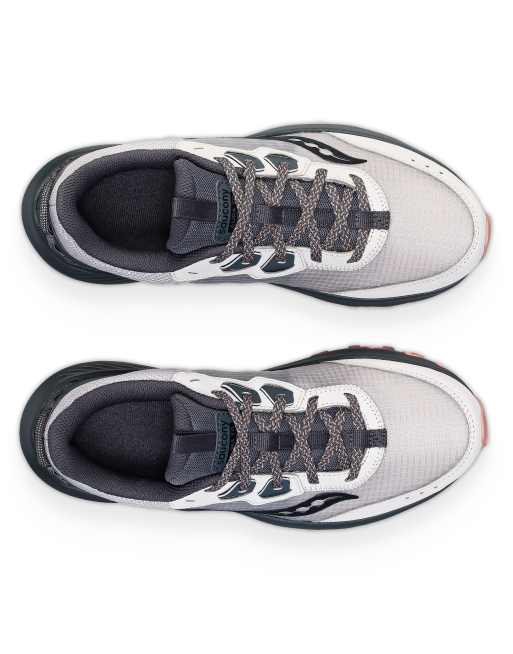 Saucony Aura TR trail running trainers in fog and lotus, 4 of 4