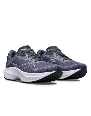 Saucony - Axon 3 Neutral - Laufsneaker in Schwertlilie und Schatten-Grau