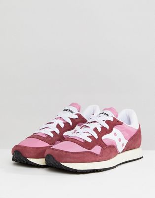 Saucony - Dxn - Sneakers vintage rosse e rosa | ASOS