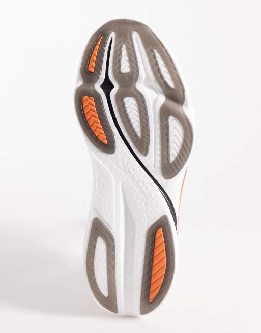 Saucony - Endorphin Azura - Hardloopschoenen in wit en karmozijnrood, 4 van 5