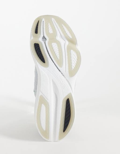 Saucony Endorphin Azura running trainers in white and silver, 4 of 5