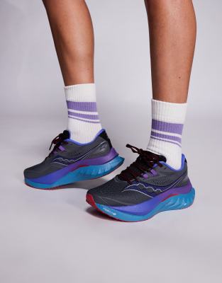 Saucony Saucony Endorphin Speed 4 fast & light running trainers in shadow-Black