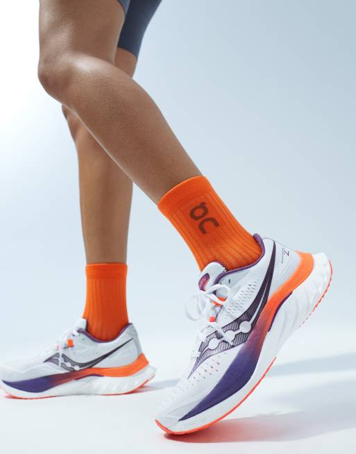 Saucony - Endorphin Speed 4 Neutral - Hardloopsneakers in wit en violet