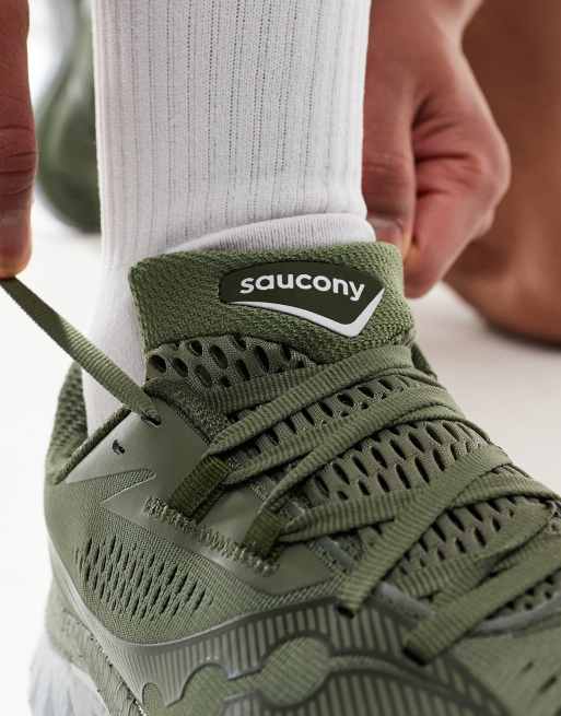 Saucony Endorphin Speed running trainers in olivine ASOS