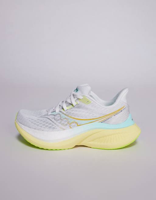 Saucony - Endorphin Speed 5 - Baskets de course - Blanc et jaune, 2 de 5
