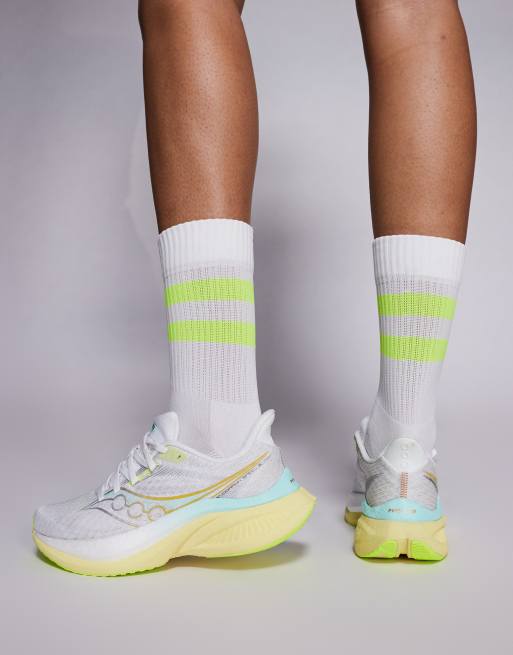 Saucony - Endorphin Speed 5 - Baskets de course - Blanc et jaune, 3 de 5