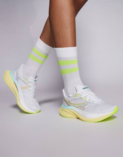 Saucony - Endorphin Speed 5 - Baskets de course - Blanc et jaune, 4 de 5