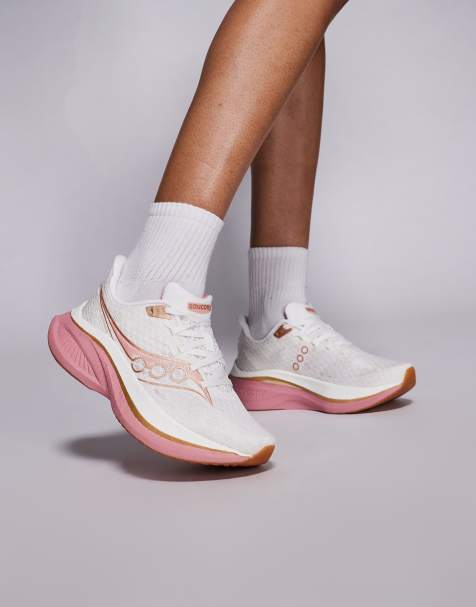 Saucony – Endorphin Speed 5 – Buty sportowe do biegania w kolorach kości słoniowej i fiołkowym - view 1
