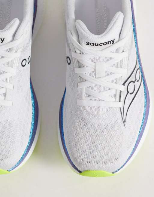 Saucony - Endorphin Speed 5 - Sneakers da corsa bianco e blu notte, 3 di 5