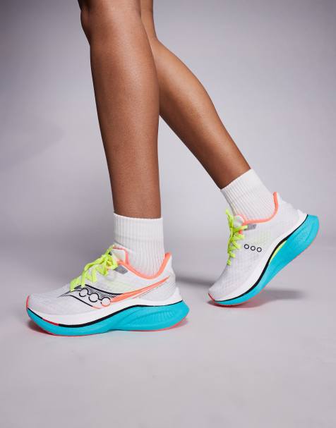 Saucony – Endorphin Speed 5 – Vita och blå löparskor - view 1