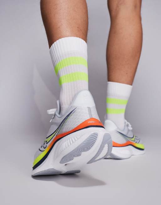 Saucony – Endorphin Speed 5 – Vita och citrongula löparskor, 5 av 5