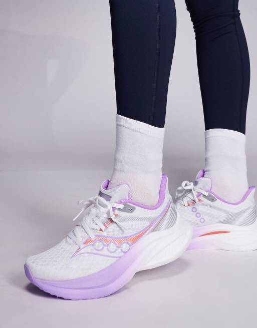 Saucony – Endorphin Speed 5 – Vita och lila löparskor, 3 av 5