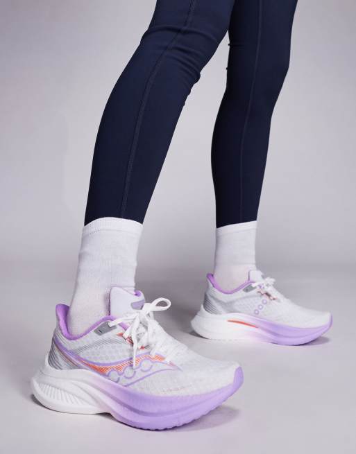 Saucony – Endorphin Speed 5 – Vita och lila löparskor, 5 av 5