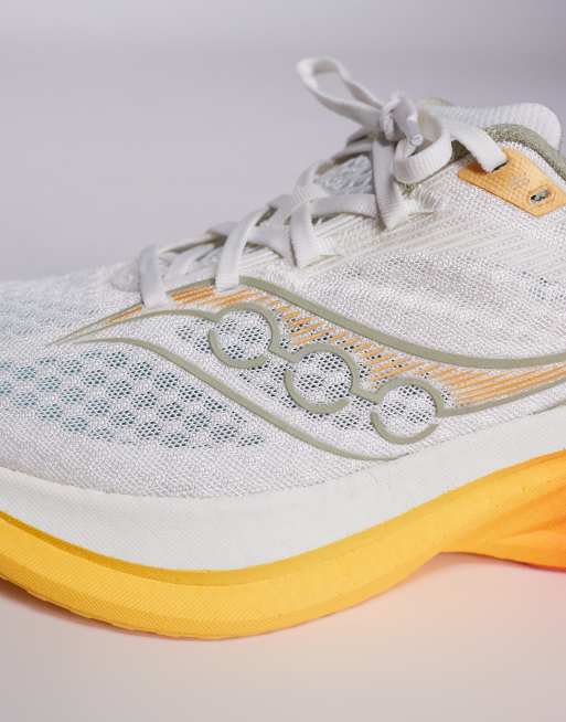 Saucony - Endorphin Speed 5 - Baskets de course - Ivoire/feu, 5 de 5