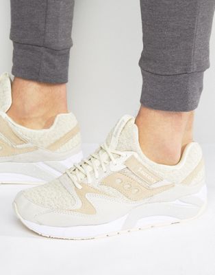 Saucony – Grid 9000 Knit Pack – Sneaker in Creme, S70302-1 | ASOS