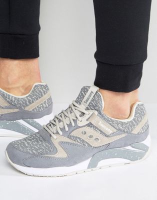 saucony grid 9000 with shorts