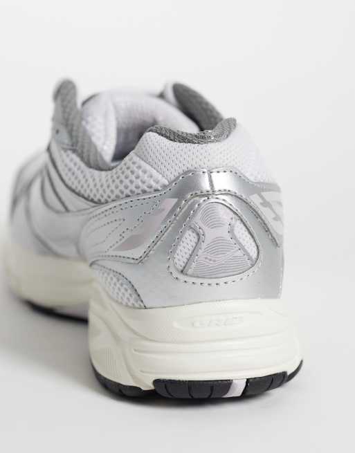 Saucony Grid Legacy sneakers i silver och cream, 3 av 5