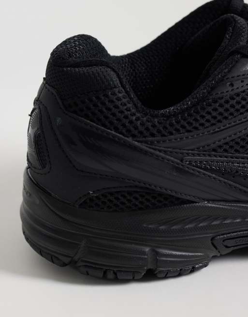 Saucony Grid Legacy sneakers in triple black, 3 van 5