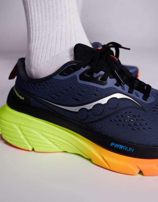 Saucony - Guide 18 - Hardloopschoenen in shadow en vizi, 4 van 5