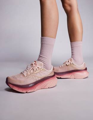 Saucony - Guide 18 - Lauf-Sneaker in Cameo und Terra-Rosa