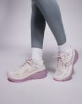 [Saucony] Saucony Guide 18 max cushioning trainers in moon and quail-Pink 7 MOON/QUAIL
