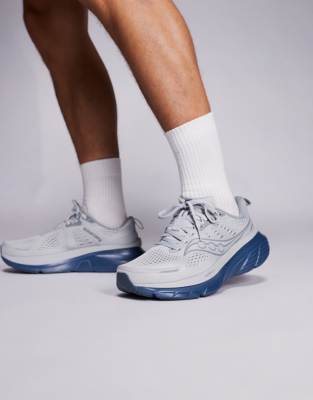Saucony Saucony Guide 18 running trainers in fossil and dusk-White