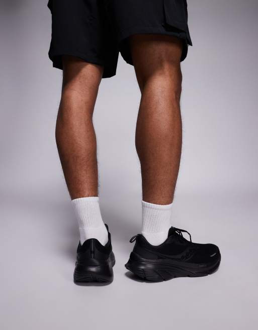 Saucony Guide 18 running trainers in triple black, 5 of 5
