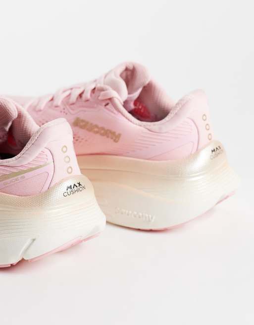 Saucony Guide 19 trainers in light pink, 5 of 5