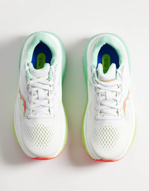 Saucony Guide 19 trainers in white multi, 2 of 5