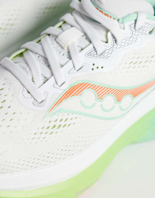Saucony Guide 19 trainers in white multi, 4 of 5