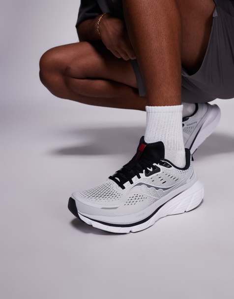 Saucony - Guide 18 - Baskets de course - Gris nuage et noir - view 1