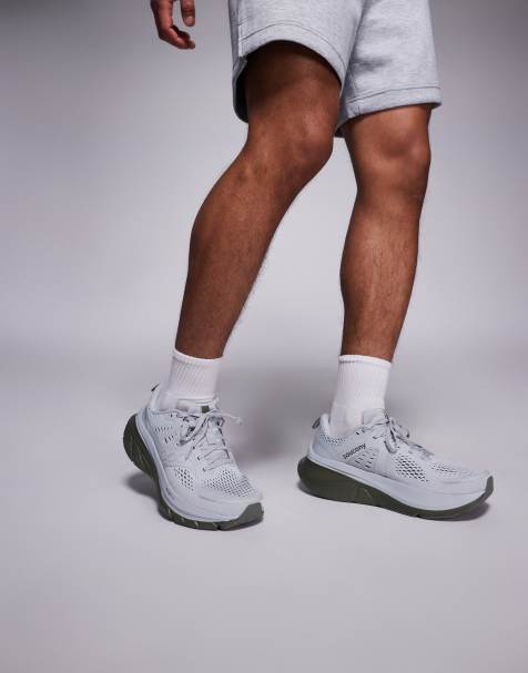 Saucony - Guide 18 - Baskets de course - Gris nuage/vert olive - view 1